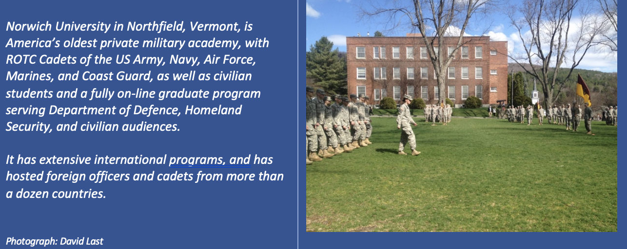 Norwich University parade